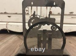 Cast Iron powder coated IH Farmall Tractor Garden Hose Holder. Heavy Duty