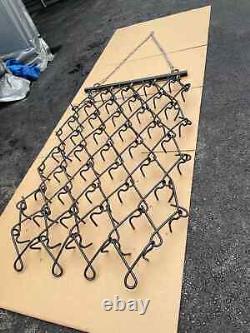 Chain Harrows Grass 2 Way Tines Fixed 4ft Quality 12mm Dia Tine