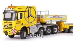 Conrad 1/50 FOR MB Arocs SLT 8x6 Heavy duty tractor with Goldhofer THP/SL-trailer