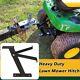 Convert Your Mower Easily With This Heavy Duty Garden Tractor Trailer Hitch