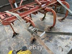 Cultivator harrow scuffle 7legs with 2 depth wheels 5ft wide compact tractor