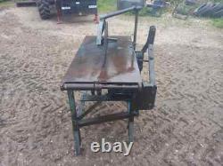 Denning of chard pto driven tractor 3pl mounted sawbench, mcconel, browns, oxdale