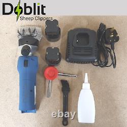 Doblit Clipster Sheep Heavy Duty Clippers 2Ah Cordless Soft Grip Balanced