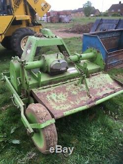 Dowdeswell heavy duty rotavator, tractor driven, powavator, tidy