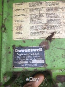 Dowdeswell heavy duty rotavator, tractor driven, powavator, tidy