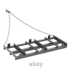 Drag Harrow for ATV, Tractor & UTV, Heavy Duty Tow Behind Driveway Grader 4FT