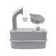 Exhaust Muffler With Cover Plate Heavy-duty Tractor Muffler Assembly