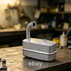 Exhaust Muffler with Cover Plate Heavy-Duty Tractor Muffler Assembly