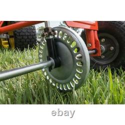 Fertilizer Seed Spreader HEAVY DUTY Tow Behind For Lawn Mower ATV Tractor