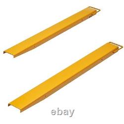 Forklifts Fork Extensions 60x5.9 inch For Heavy Duty Pallet Fit Forks up to 5