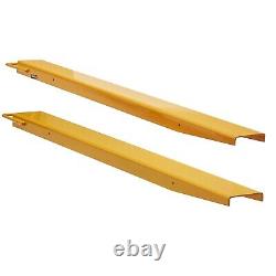 Forklifts Fork Extensions 60x5.9 inch For Heavy Duty Pallet Fit Forks up to 5