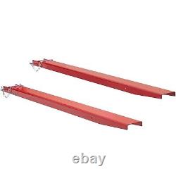 Forklifts Fork Extensions 72x4.5 inch For Heavy Duty Pallet Fit Forks up to 4.2