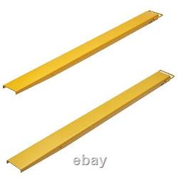 Forklifts Fork Extensions 84x4.5 inch For Heavy Duty Pallet Fit Forks up to 4.2