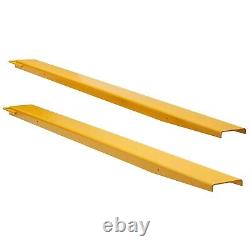 Forklifts Fork Extensions 84x5.5 inch For Heavy Duty Pallet Fit Forks up to 5