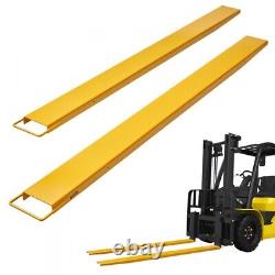 Forklifts Fork Extensions 96x4.5 inch For Heavy Duty Pallet Fit Forks up to 4.2