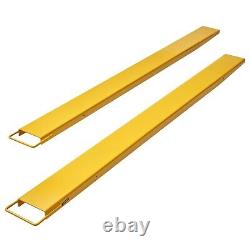 Forklifts Fork Extensions 96x6.5 inch For Heavy Duty Pallet Fit Forks up to 6