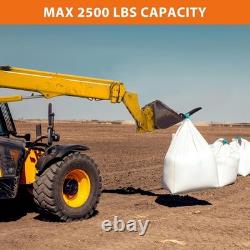 Forks to 48 Bucket Heavy Duty Clamp-On Pallet Fork 2500 Lbs Tractor Attachment
