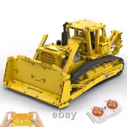 Full RC Bulldozer Heavy-duty Crawler Tractor 1583 Pieces Construction Toys Set