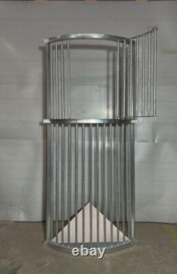 Galvanised HEAVY DUTY top & bottom opener corner Hay feeder