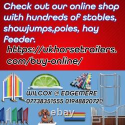 Galvanised HEAVY DUTY top & bottom opener corner Hay feeder