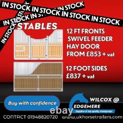 Galvanised HEAVY DUTY top & bottom opener corner Hay feeder