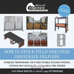 Galvanised HEAVY DUTY top & bottom opener corner Hay feeder