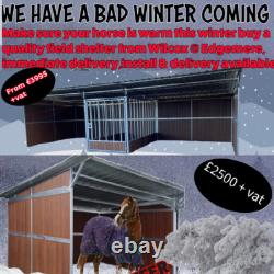 Galvanised HEAVY DUTY top & bottom opener corner Hay feeder