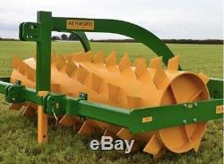Grassland aerator 10ft Mounted 30, Tractor, Cultivator, Roller, soil drainage
