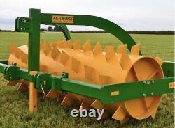 Grassland aerator 8ft Mounted 20, Tractor, Cultivator, Roller, soil drainage
