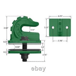 (Green) Heavy Duty Tractor Bucket Hook Set With 3/8in Grade 70 Steel
