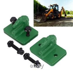 (Green) Heavy Duty Tractor Bucket Hook Set With 3/8in Grade 70 Steel
