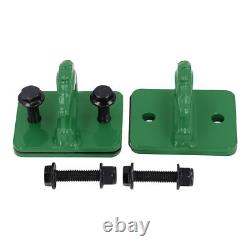 (Green) Heavy Duty Tractor Bucket Hook Set With 3/8in Grade 70 Steel