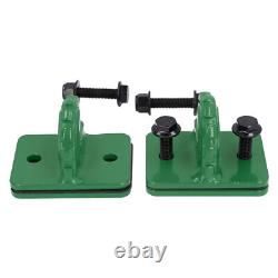 (Green) Heavy Duty Tractor Bucket Hook Set With 3/8in Grade 70 Steel