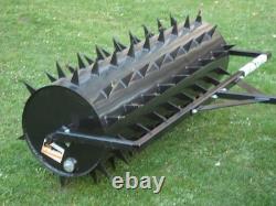 Ground Lawn Drum Roller Aerator Spiker 1.2M Tow Behind ATV / Tractor