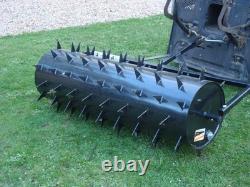 Ground Lawn Drum Roller Aerator Spiker 1.2M Tow Behind ATV / Tractor