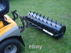 Ground Lawn Drum Roller Aerator Spiker 1.5M Tow Behind ATV / Tractor