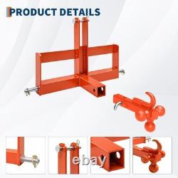 Heavy Bar Duty Tractor 3 Point Hitch 1500kg Drawbar with 5cm Receiver Tow for
