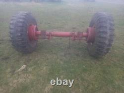 Heavy Duty 10 stud Farm Trailer Axle With 15-30 Wheels And Tyres Project, dumper