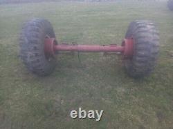 Heavy Duty 10 stud Farm Trailer Axle With 15-30 Wheels And Tyres Project, dumper