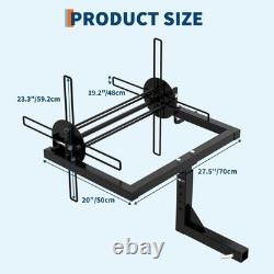 Heavy-Duty 1-Point Manual Implement Lift & Wire Unroller for ATV/UTV Tractors