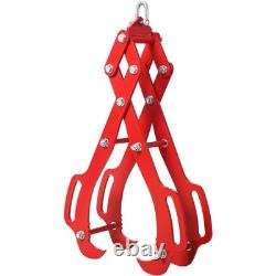 Heavy Duty 36in Log Grapple 4-Claw 360 Swivel 3.6Ton Steel for Tractor ATV