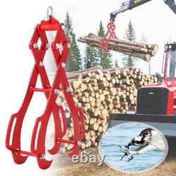 Heavy Duty 36in Log Grapple 4-Claw 360 Swivel 3.6Ton Steel for Tractor ATV