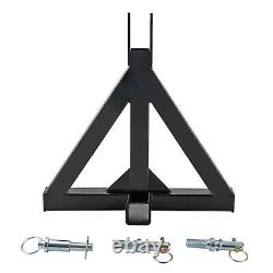 Heavy Duty 3 Point 2 Receiver Trailer Hitch Cat. 1 Tractor Tow Hook Drawbar New