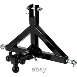 Heavy Duty 3-Point Linkage Hitch Receiver for Category 1 Tractor 2720kg Capacity