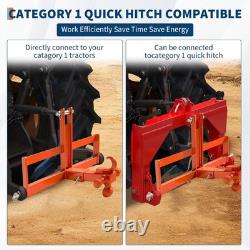Heavy Duty 3-Point Quick Hitch 2 Receiver for Category 1 Tractor 10,000lbs UK