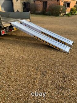 Heavy Duty 3 Ton Trailer Ramps 3m (PAIR) Jacksta Plant Tractor Digger inc VAT