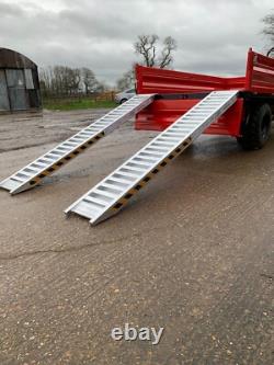 Heavy Duty 3 Ton Trailer Ramps 3m (PAIR) Jacksta Plant Tractor Digger inc VAT