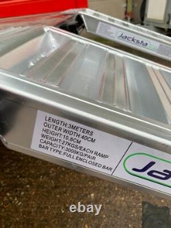 Heavy Duty 3 Ton Trailer Ramps 3m (PAIR) Jacksta Plant Tractor Digger inc VAT