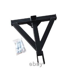 Heavy Duty 3point 2 Receiver Trailer Hitch Cat. 1 Tractor Tow Hook Drawbar