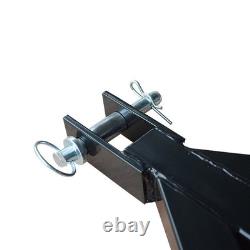 Heavy Duty 3point 2 Receiver Trailer Hitch Cat. 1 Tractor Tow Hook Drawbar